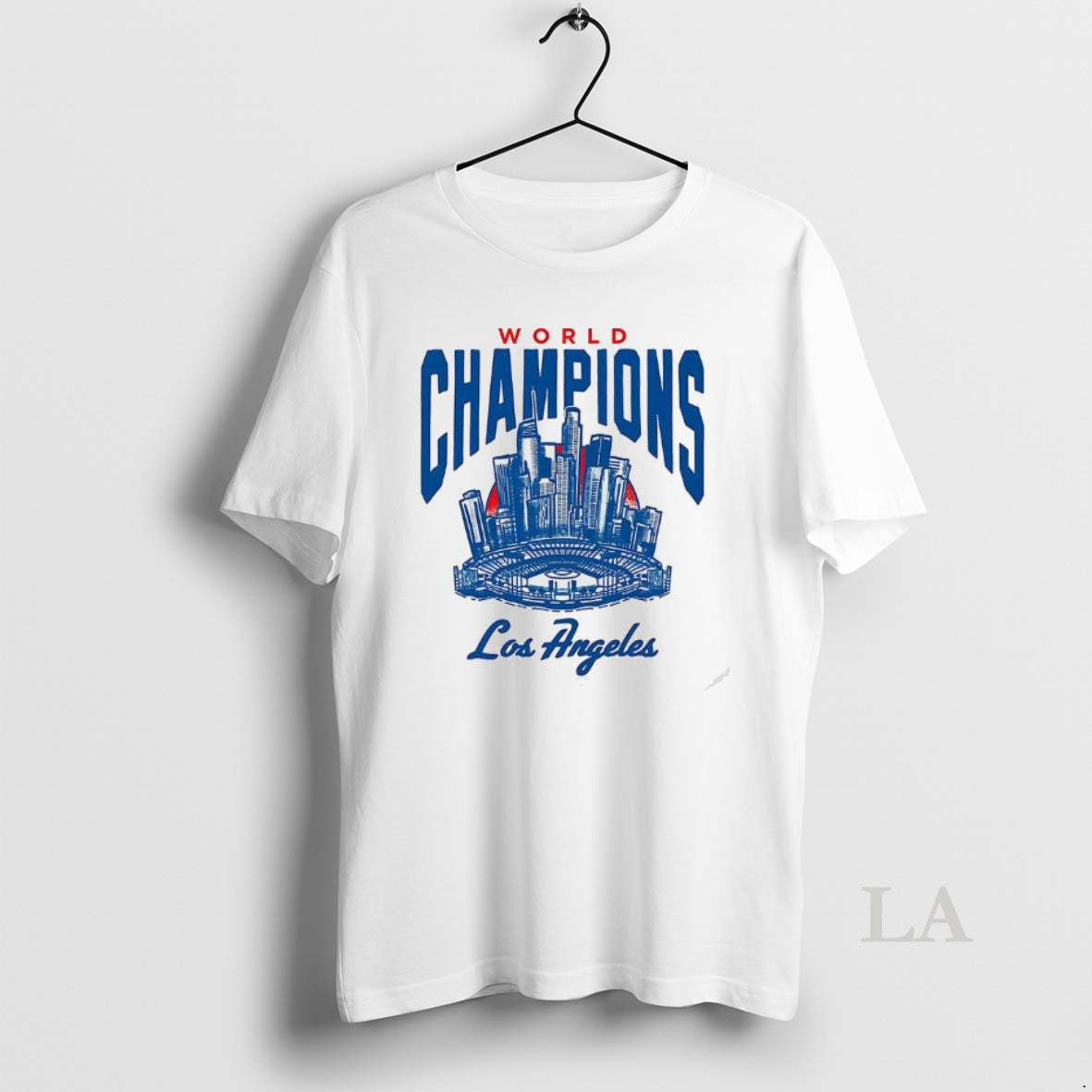 Original Los Angeles Dodgers Skyline 2025 World Series Champions Shirt Hoodie Sweatshirt | PurePodTees.com