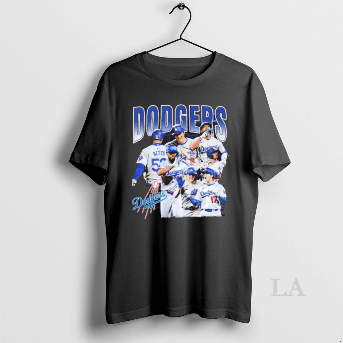 Original Los Angeles Dodgers Team Player Shirt Hoodie Sweatshirt | PurePodTees.com