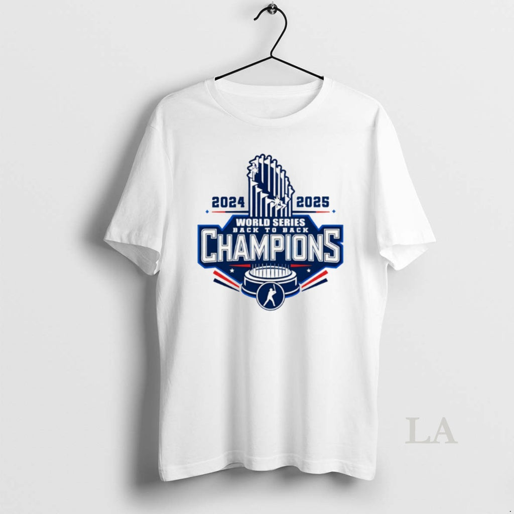 Original Los Angeles Dodgers Trophy World Series Back To Back 2024 2025 Champions Mlb Shirt Hoodie Sweatshirt