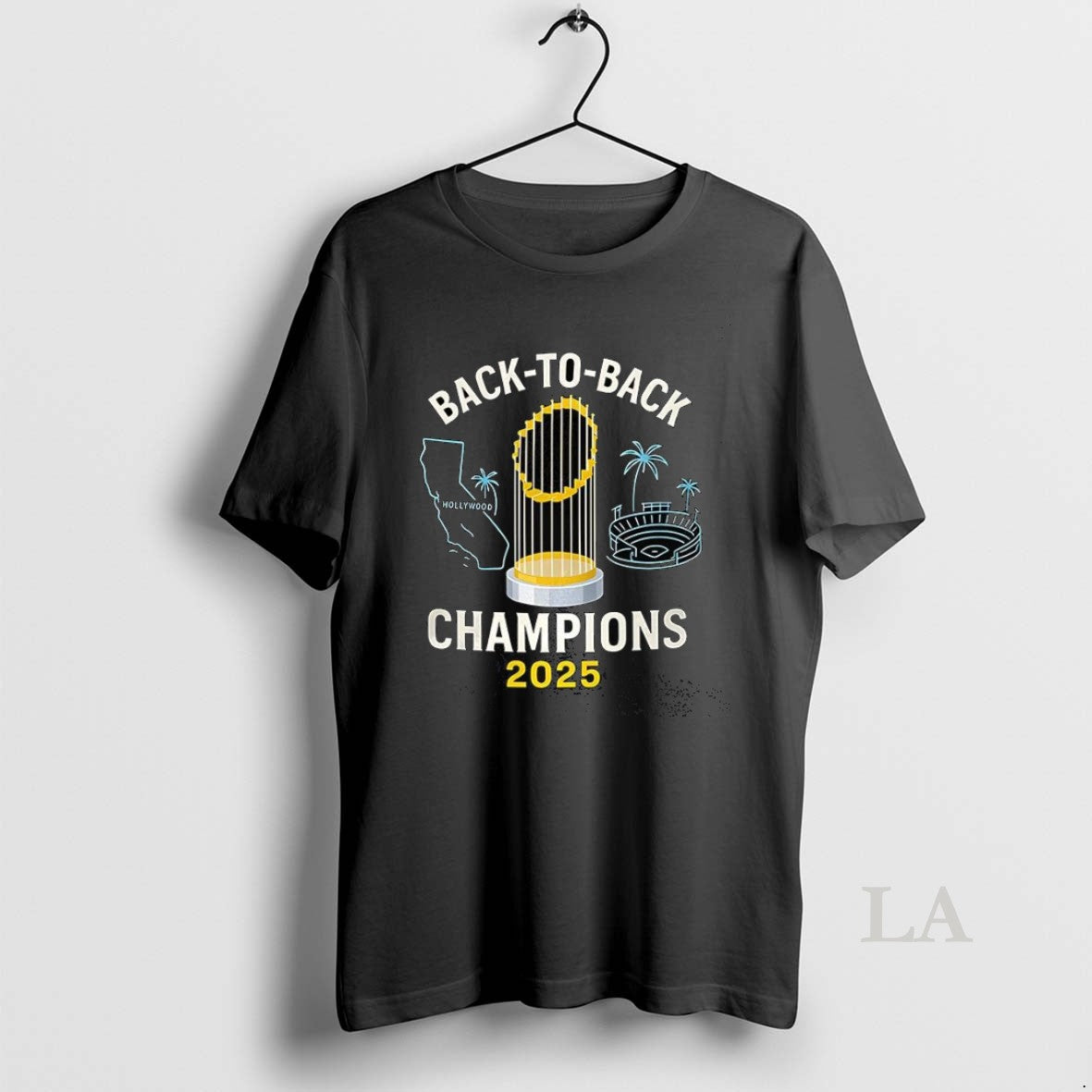 Original Los Angeles Dodgers Trophy Back To Back Champions 2025 Shirt Hoodie Sweatshirt | PurePodTees.com