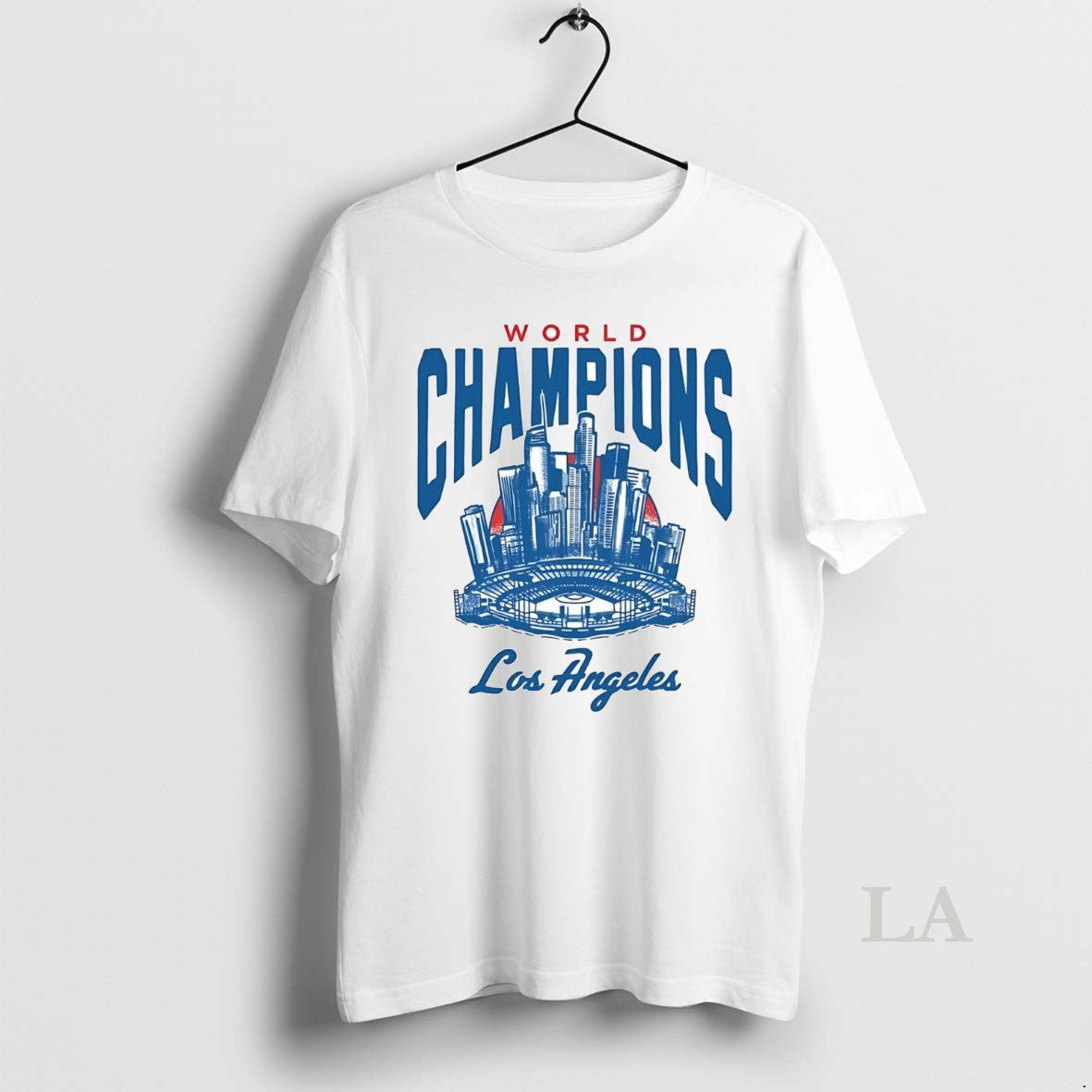 Original Los Angeles Dodgers World Champions Skyline Shirt Hoodie Sweatshirt | PurePodTees.com