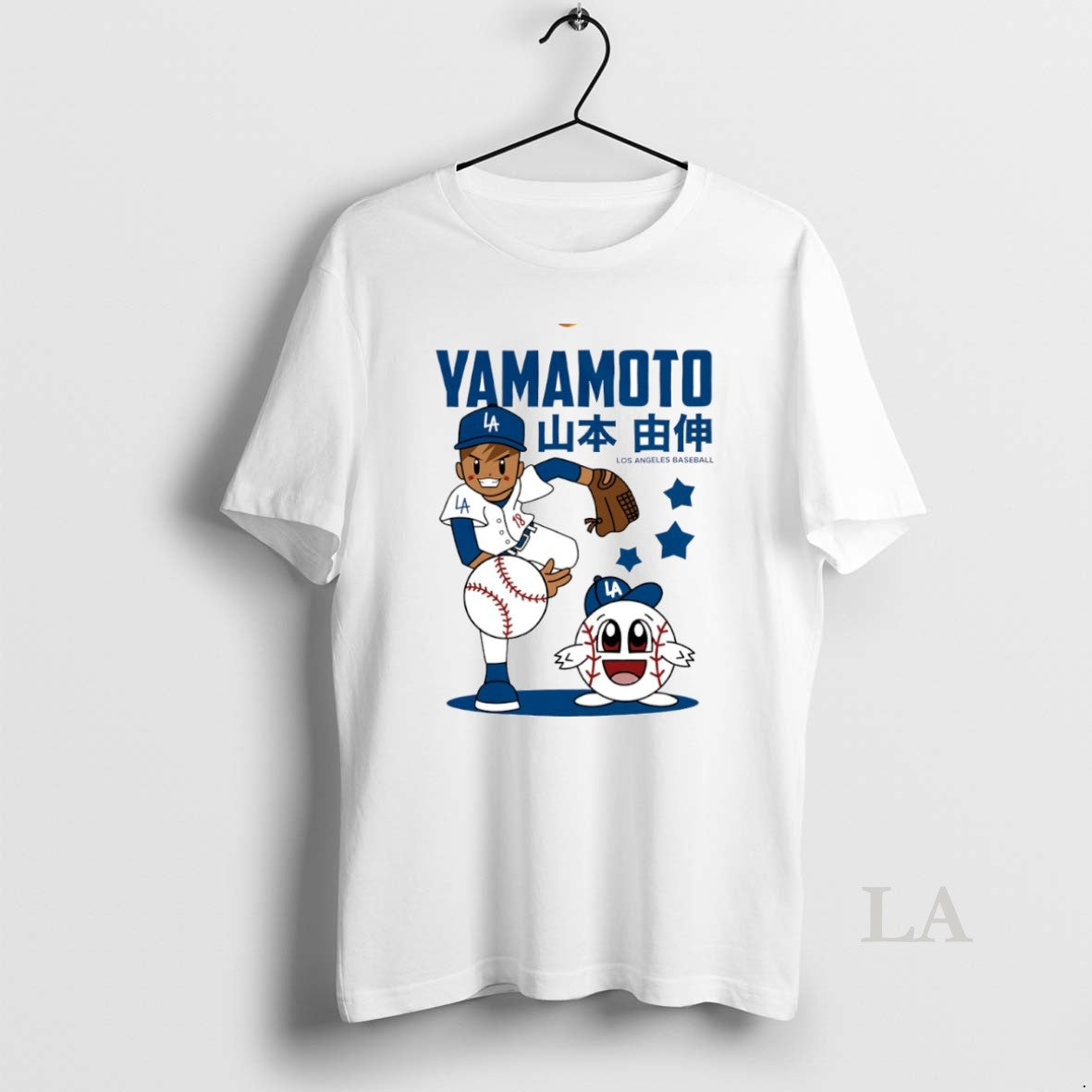 Original Los Angeles Dodgers Yoshinobu Yamamoto Superstar Cartoon Circle Shirt Hoodie Sweatshirt | PurePodTees.com