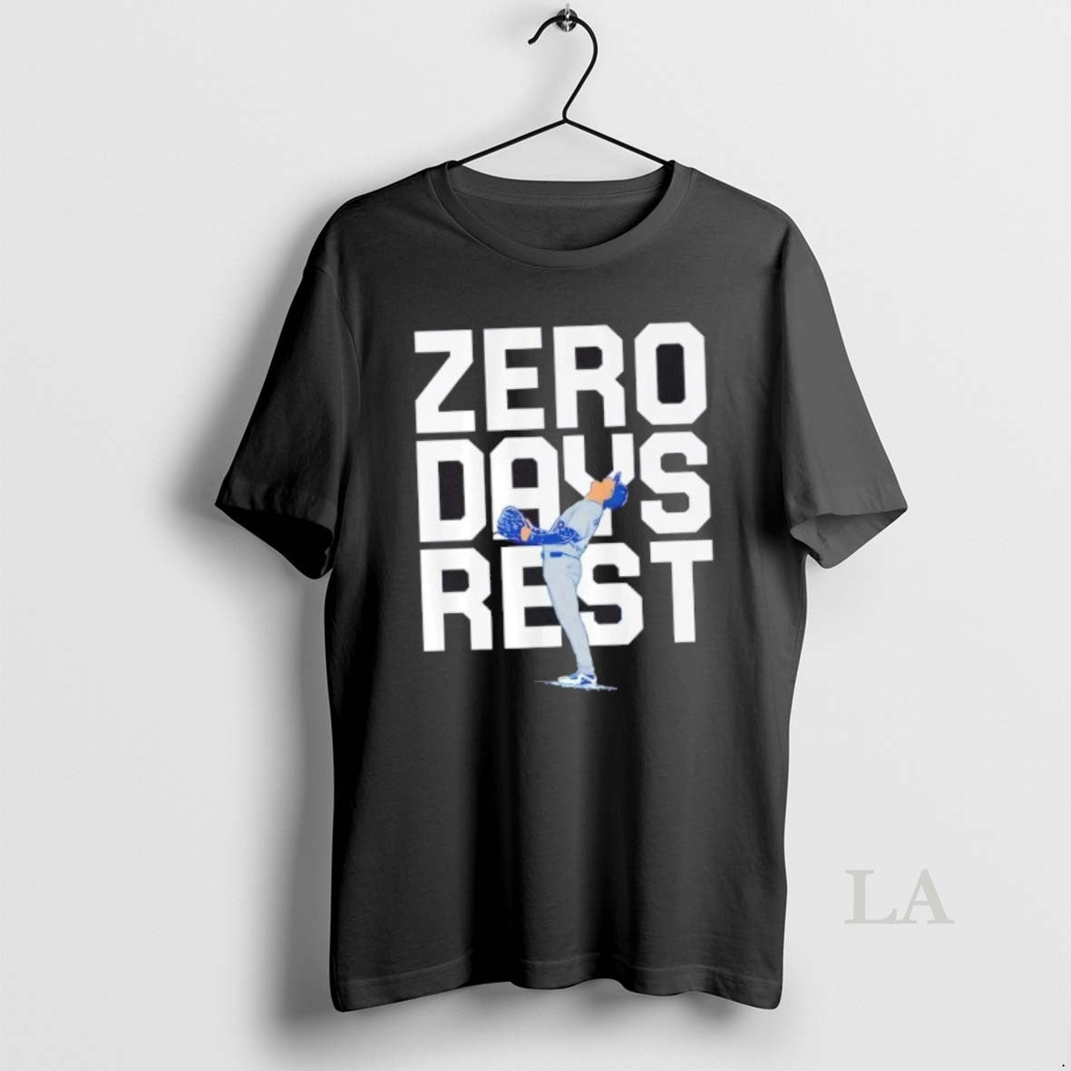 Original Los Angeles Dodgers Yoshinobu Yamamoto Zero Days Rest Shirt Hoodie Sweatshirt | PurePodTees.com