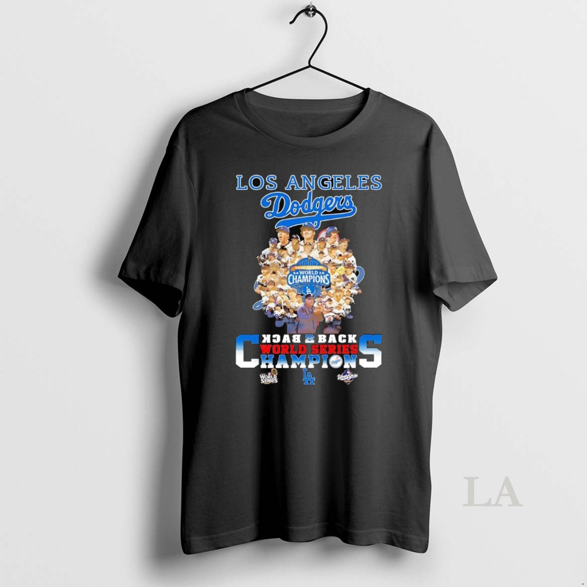 Original Los Angeles Dodgers Back To Back World Series Champions Shirt Hoodie Sweatshirt | PurePodTees.com