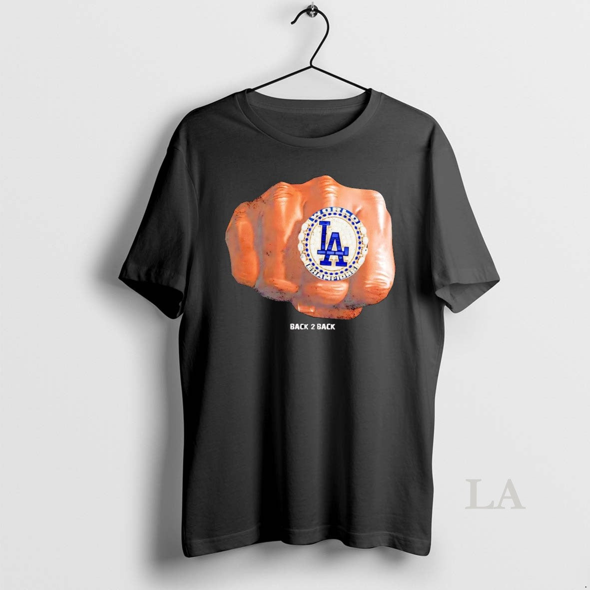 Original Los Angeles Dodgers Back To Back Champions Ring 2 Sided Shirt Hoodie Sweatshirt | PurePodTees.com