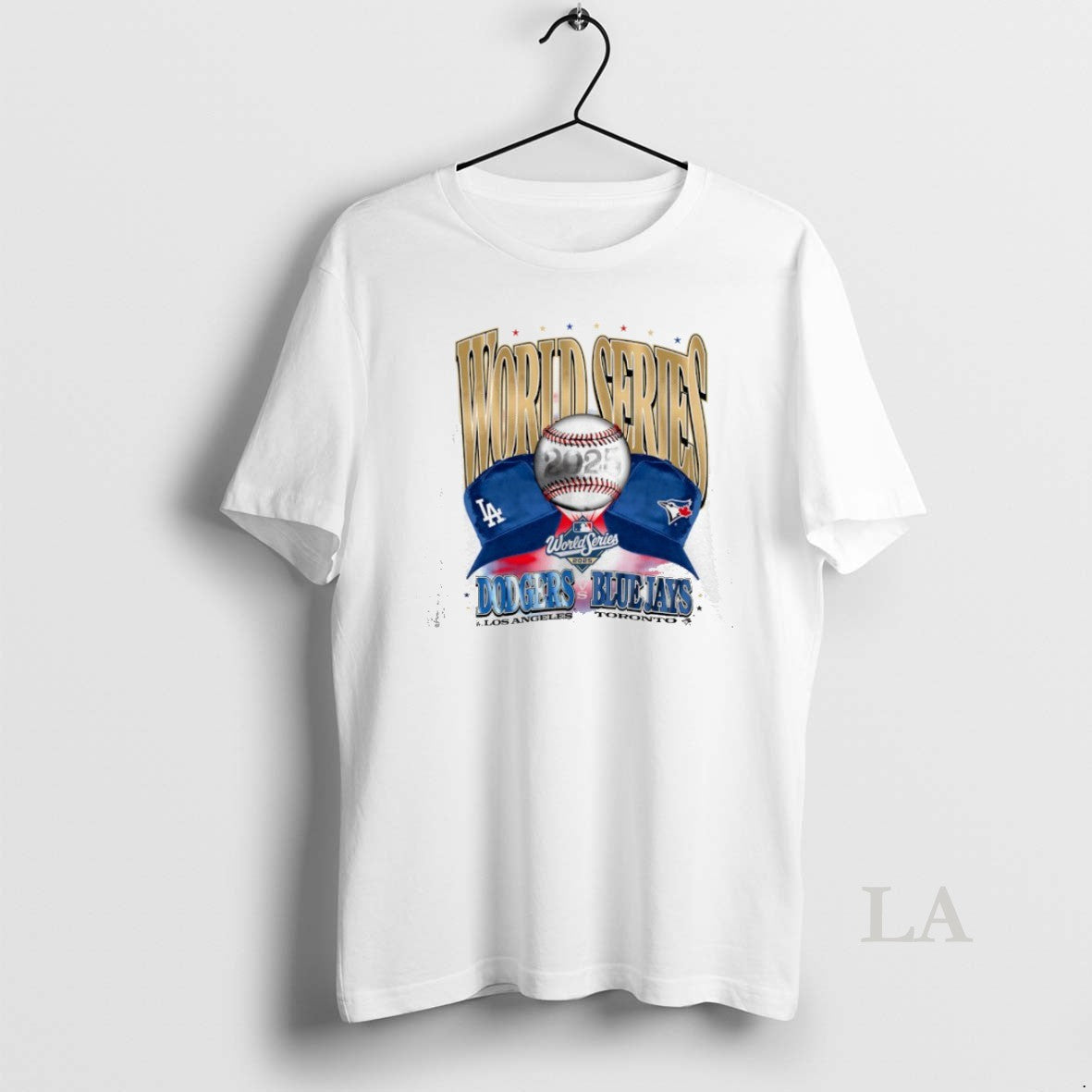 Original Los Angeles Dodgers Vs Toronto Blue Jays 2025 Mlb World Series Dueling Hats Shirt Hoodie Sweatshirt