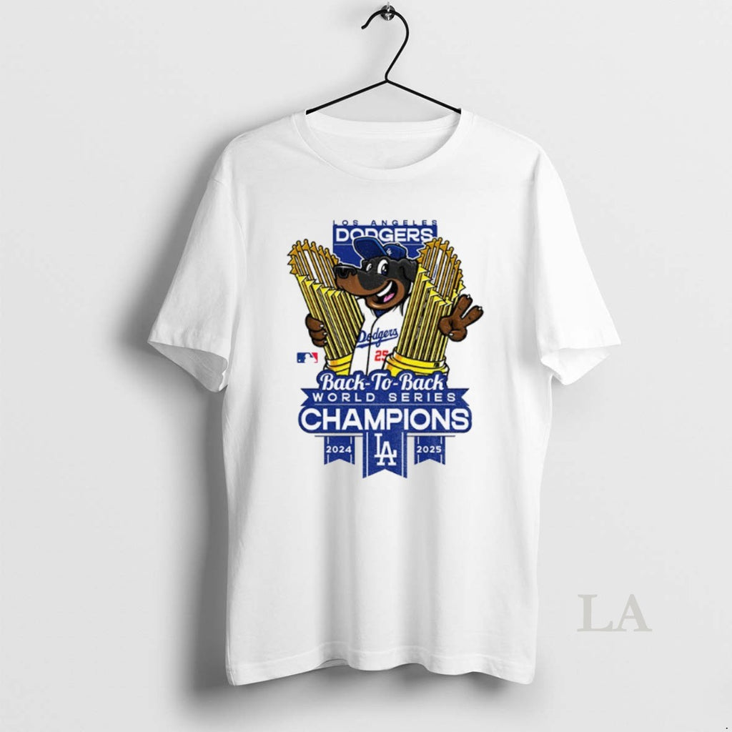 Original Los Angeles Dodgers World Champions Trophies Back To Back 2024 2025 Shirt Hoodie Sweatshirt | PurePodTees.com