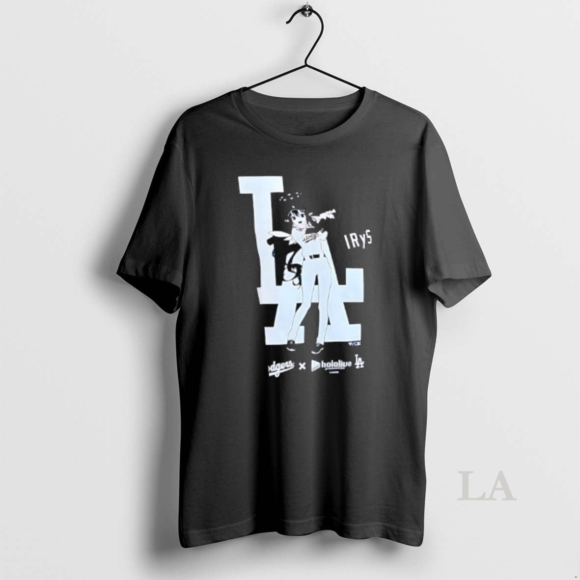 Original Los Angeles Dodgers X Hololive Night Irys Shirt Hoodie Sweatshirt | PurePodTees.com