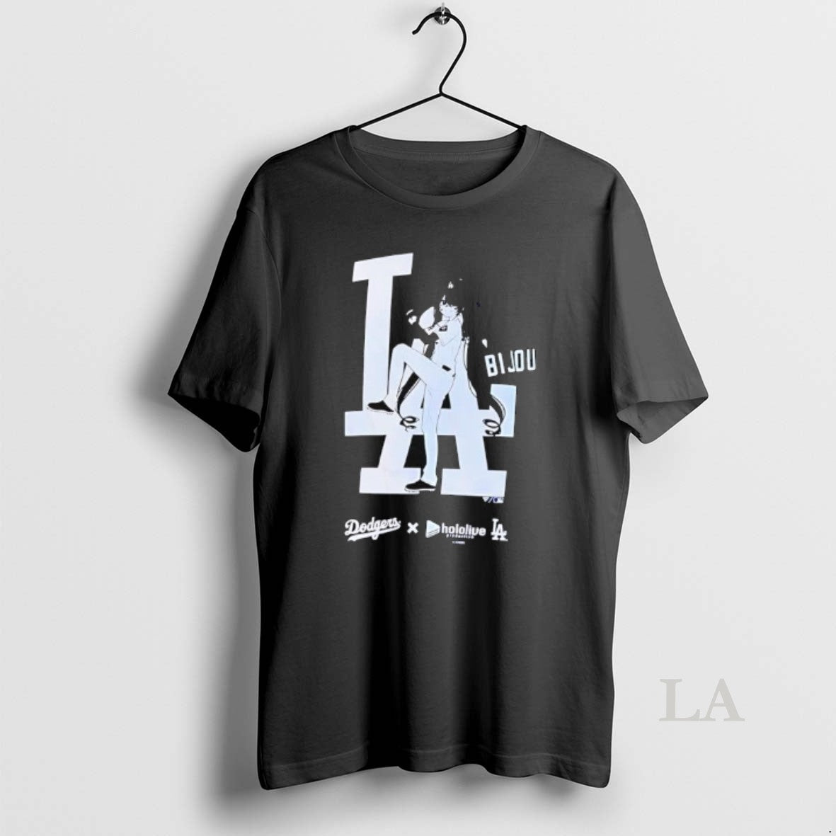 Original Los Angeles Dodgers X Hololive Night Koseki Bijou Shirt Hoodie Sweatshirt | PurePodTees.com