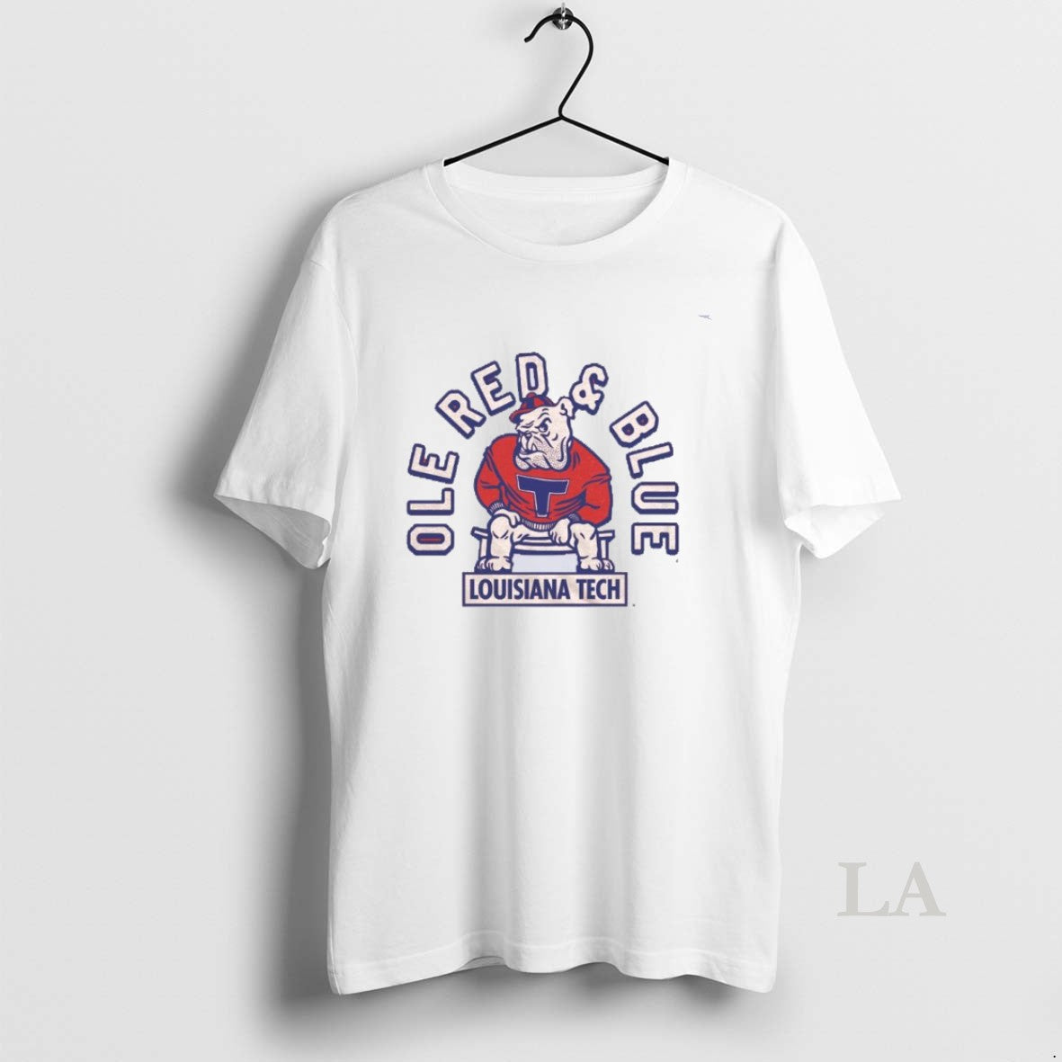 Original Louisiana Tech Ole Red And Blue Vintage Shirt Hoodie Sweatshirt | PurePodTees.com