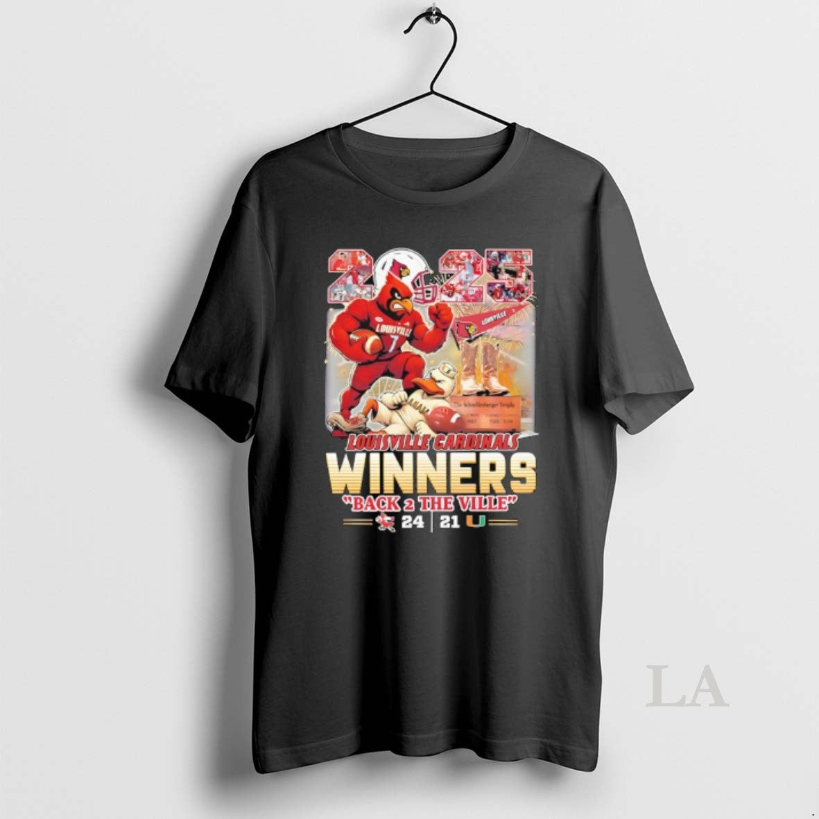 Original Louisville Cardinals 2025 Back 2 The Ville Winners Shirt Hoodie Sweatshirt | PurePodTees.com