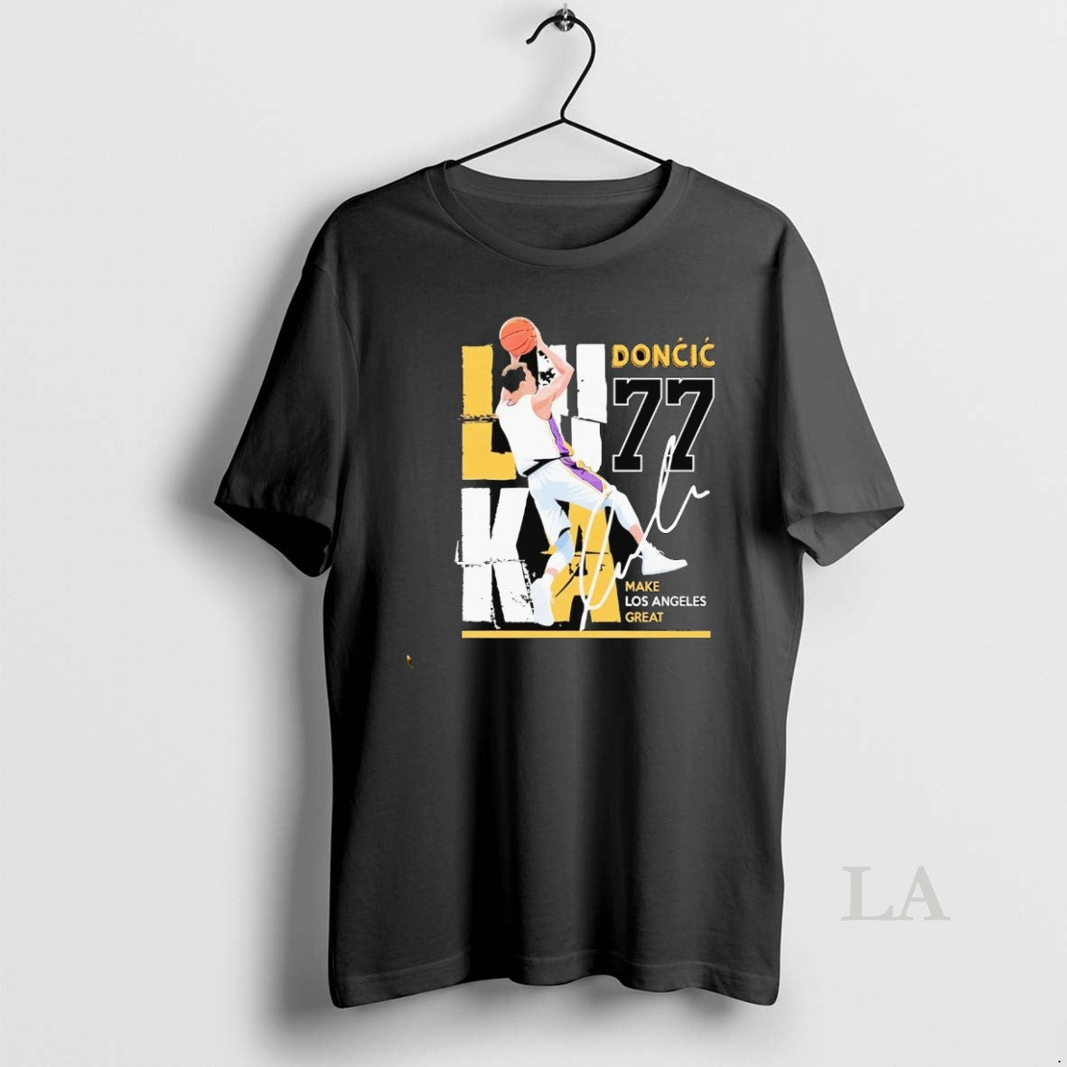 Original Luka Doncic Make Los Angeles Great Shirt Hoodie Sweatshirt | PurePodTees.com