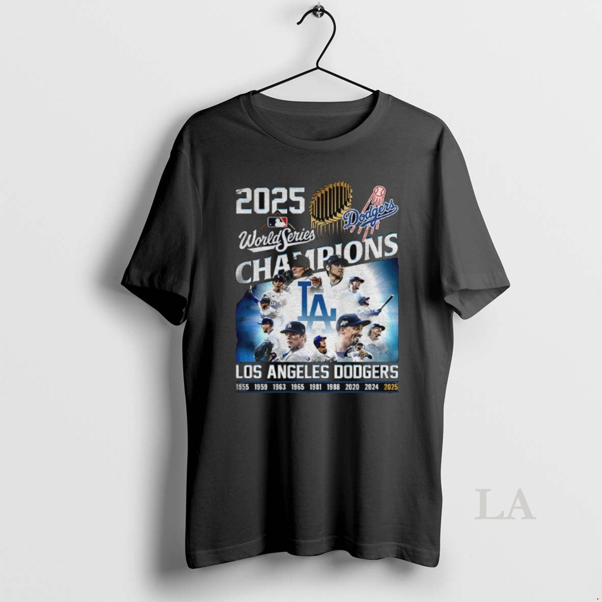 Original Mlb Los Angeles Dodgers 1955 2025 World Series Champion Baseball Los Angeles Fan Gift Shirt Hoodie Sweatshirt