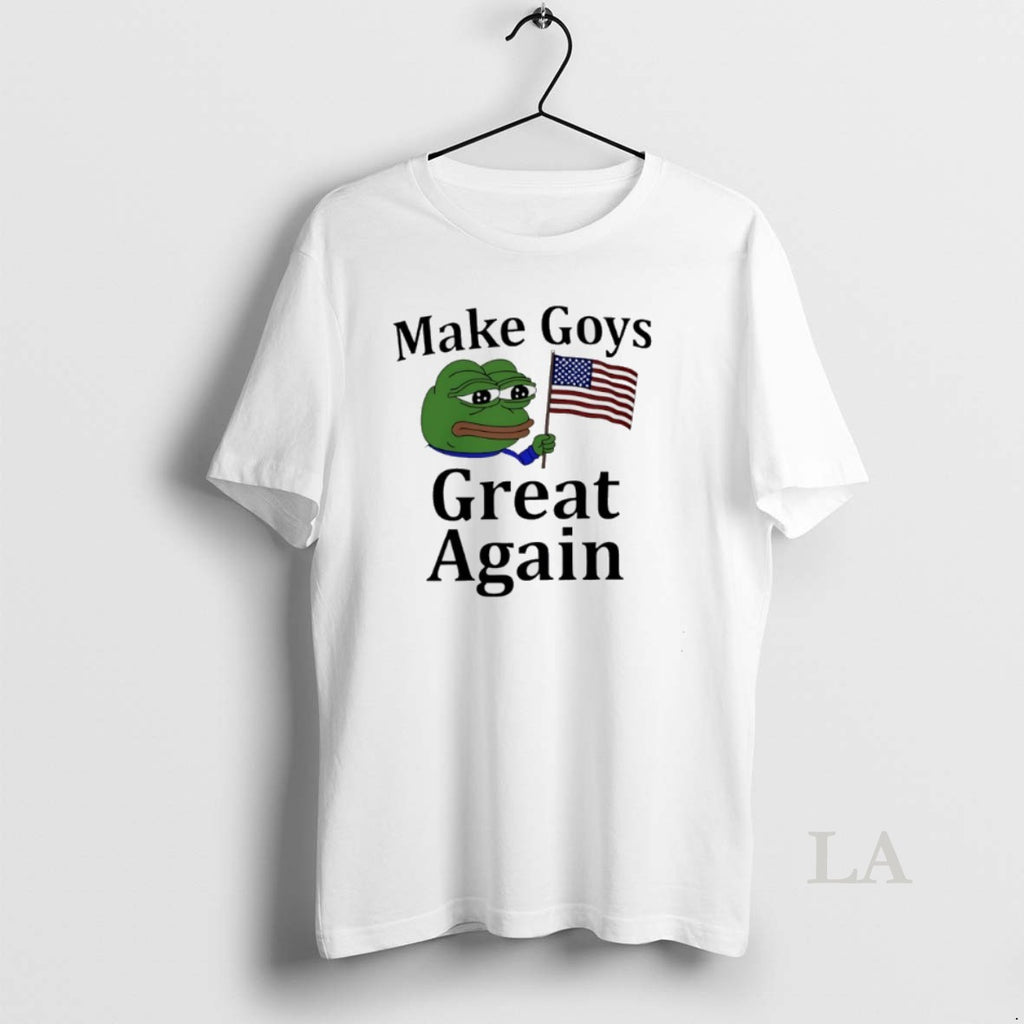 Original Make Goys Great Again Pepe The Frog American Flag Shirt Hoodie Sweatshirt | PurePodTees.com