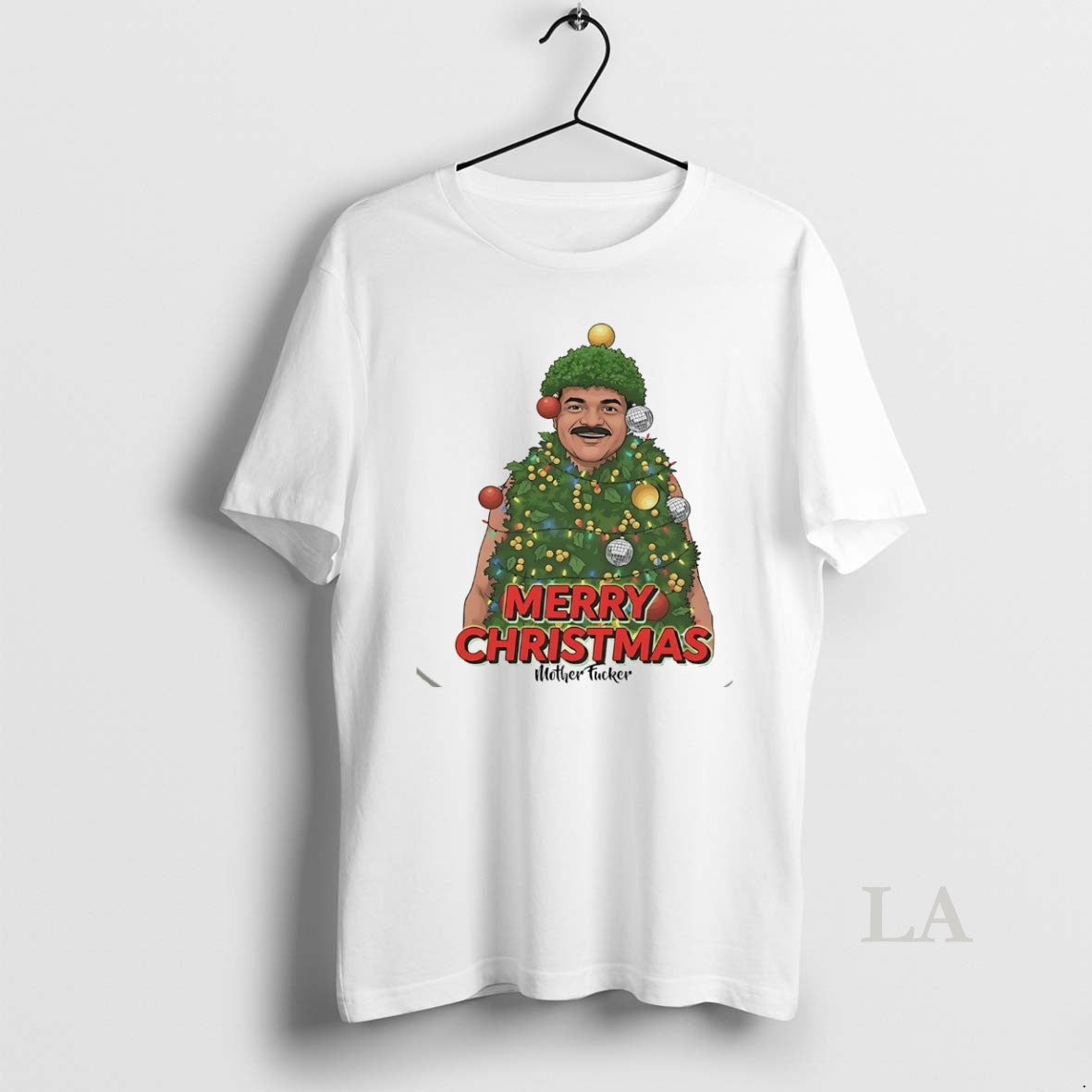 Original Man Merry Christmas Mother Fucker White Shirt Hoodie Sweatshirt | PurePodTees.com