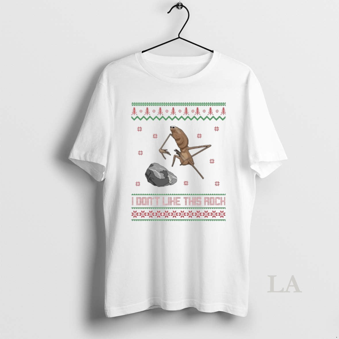 Original Marcus I Dont Like This Rock Christmas Ugly Shirt Hoodie Sweatshirt | PurePodTees.com