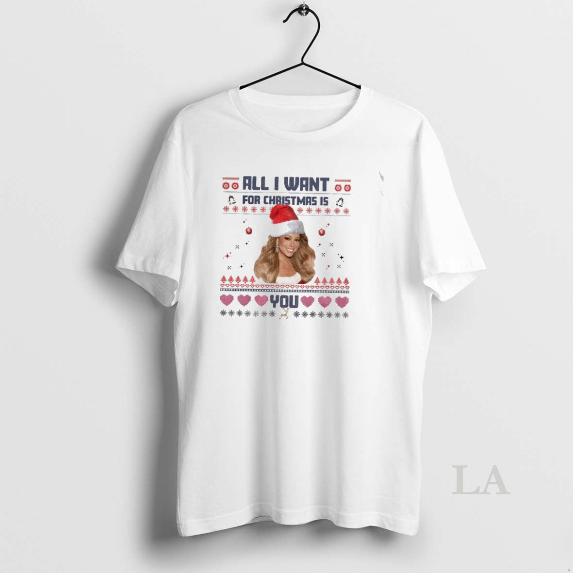 Original Mariah Carey All I Want For Christmas Is You Funny Christmas Ugly Shirt Hoodie Sweatshirt | PurePodTees.com