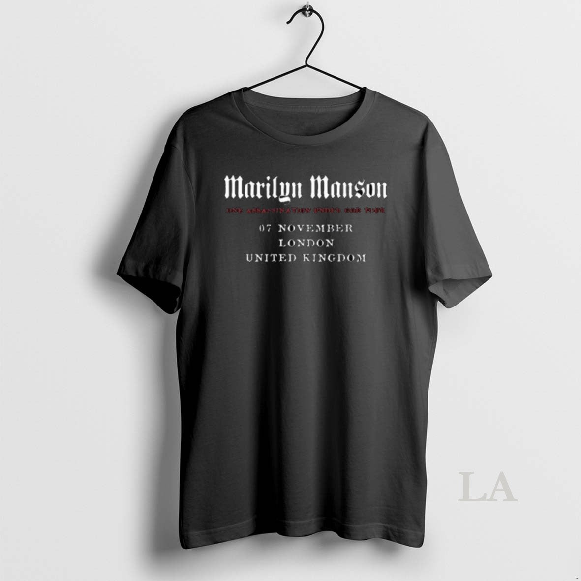 Original Marilyn Manson London Uk November 7 2025 Concert Long Sleve Shirt Hoodie Sweatshirt | PurePodTees.com