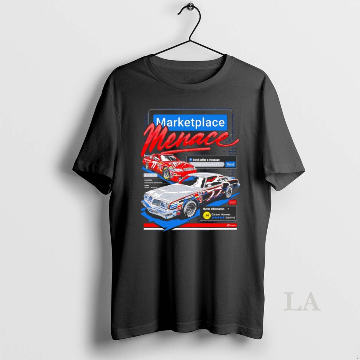 Original Marketplace Menace Carson Hocevar Nascar Shirt Hoodie Sweatshirt | PurePodTees.com