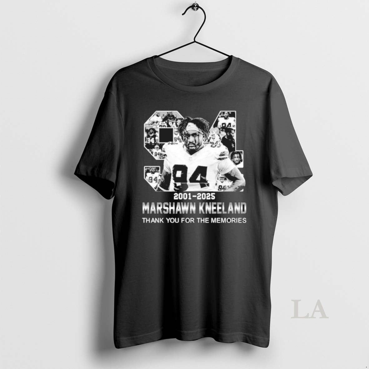 Original Marshawn Kneeland 2001 2025 Thank You For The Memories Shirt Hoodie Sweatshirt | PurePodTees.com