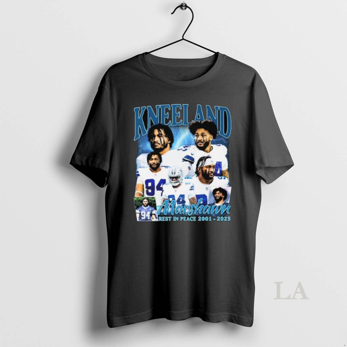 Original Marshawn Kneeland Rest In Peace 2001 2025 Graphic Long Sleve Shirt Hoodie Sweatshirt | PurePodTees.com