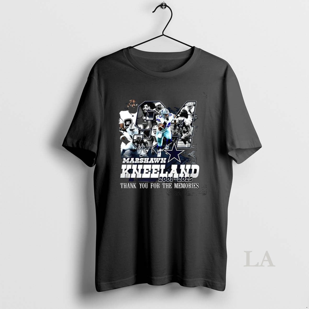Original Marshawn Kneeland Number 94 Thank You For The Memories 2001 2025 Signature Shirt Hoodie Sweatshirt | PurePodTees.com