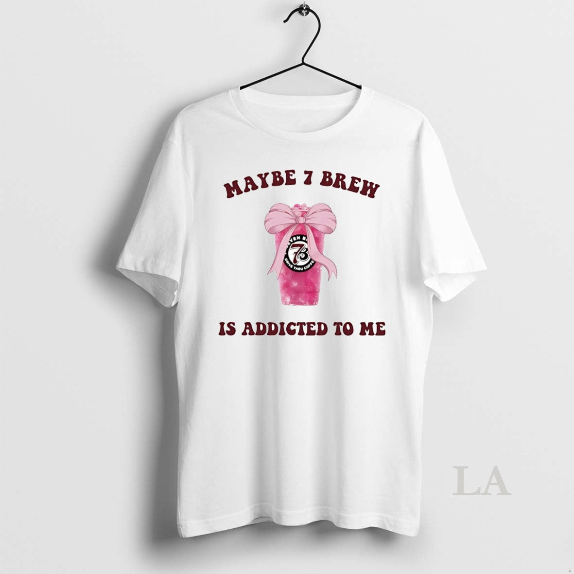 Original Maybe 7 Brew Is Addicted To Me Shirt Hoodie Sweatshirt | PurePodTees.com