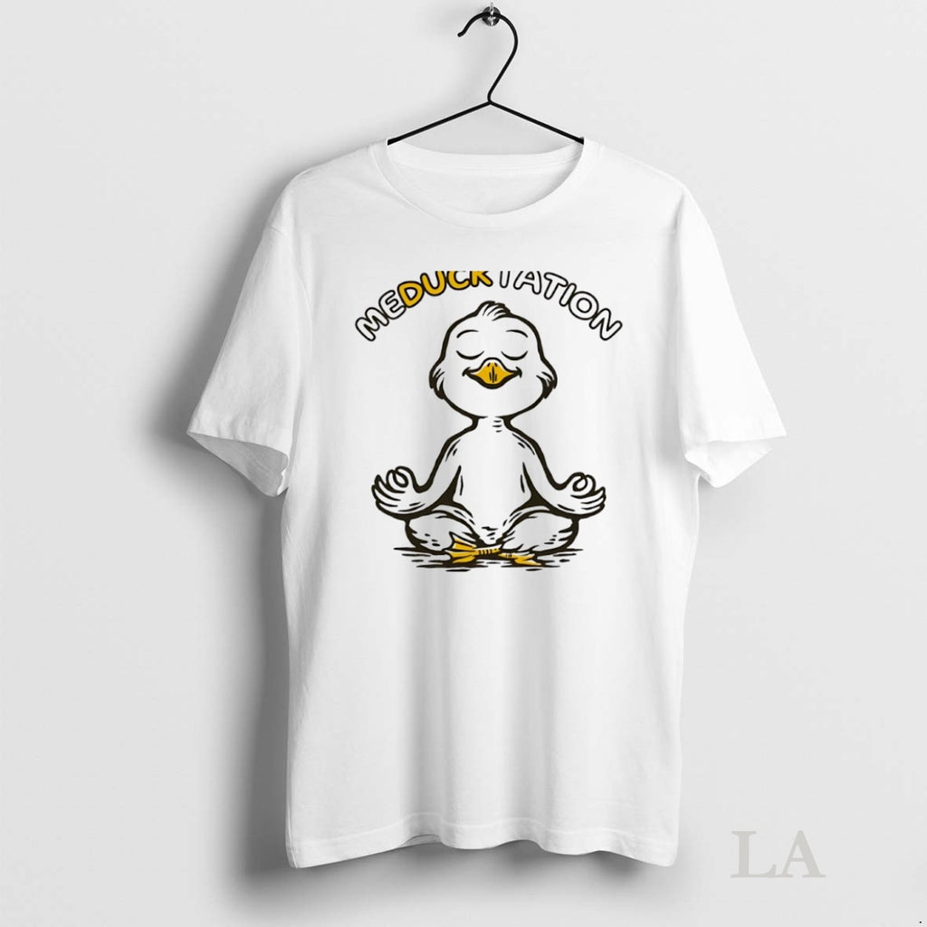 Original Meducktation Duck Yoga Circle Shirt Hoodie Sweatshirt | PurePodTees.com
