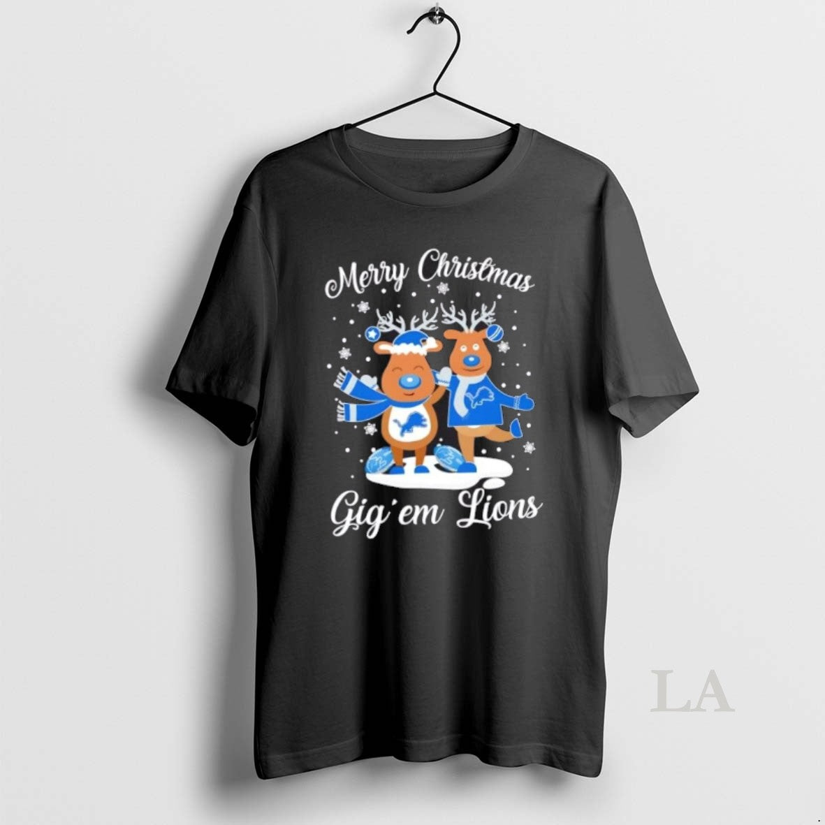 Original Merry Christmas Gig Em Detroit Lions Shirt Hoodie Sweatshirt | PurePodTees.com