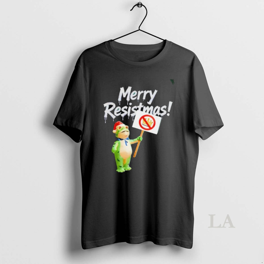 Original Merry Resistmas Frog No Kings Shirt Hoodie Sweatshirt | PurePodTees.com