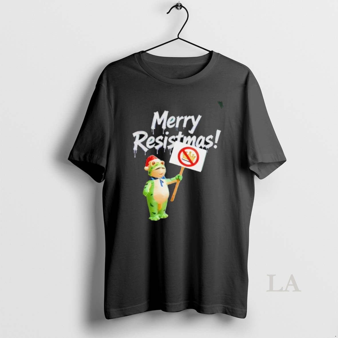 Original Merry Resistmas Frog No Kings Shirt Hoodie Sweatshirt | PurePodTees.com