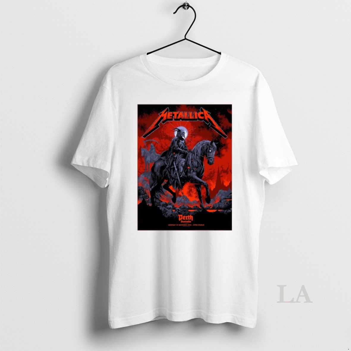 Original Metallica M72 Perth Australia Saturday 1st November 2025 Optus Stadium Shirt Hoodie Sweatshirt | PurePodTees.com