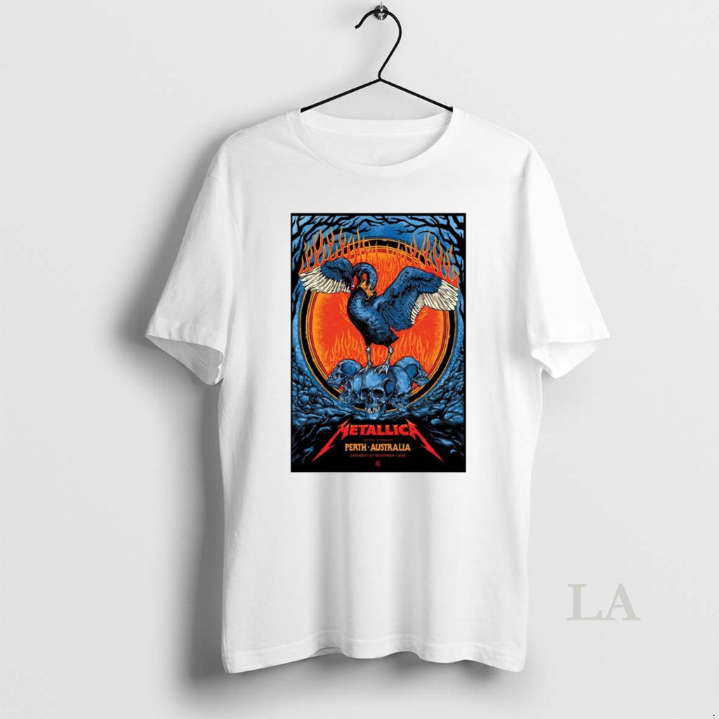 Original Metallica Perth Australia Burswood Wa Optus Stadium November 1 2025 Shirt Hoodie Sweatshirt | PurePodTees.com