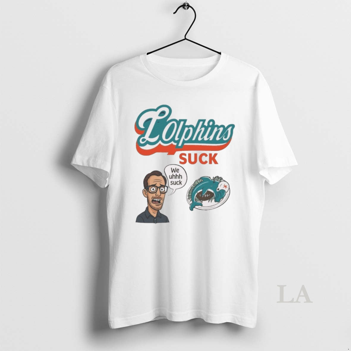 Original Miami Dolphins Lolphins We Uhhh Suck Shirt Hoodie Sweatshirt | PurePodTees.com