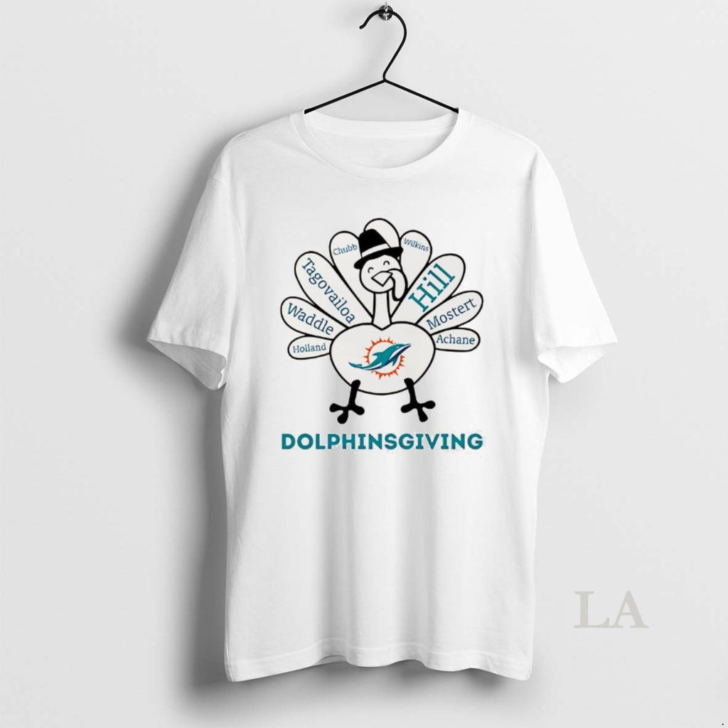Original Miami Dolphins Turkey Dolphinsgiving Thanksgiving With Heroes Shirt Hoodie Sweatshirt | PurePodTees.com