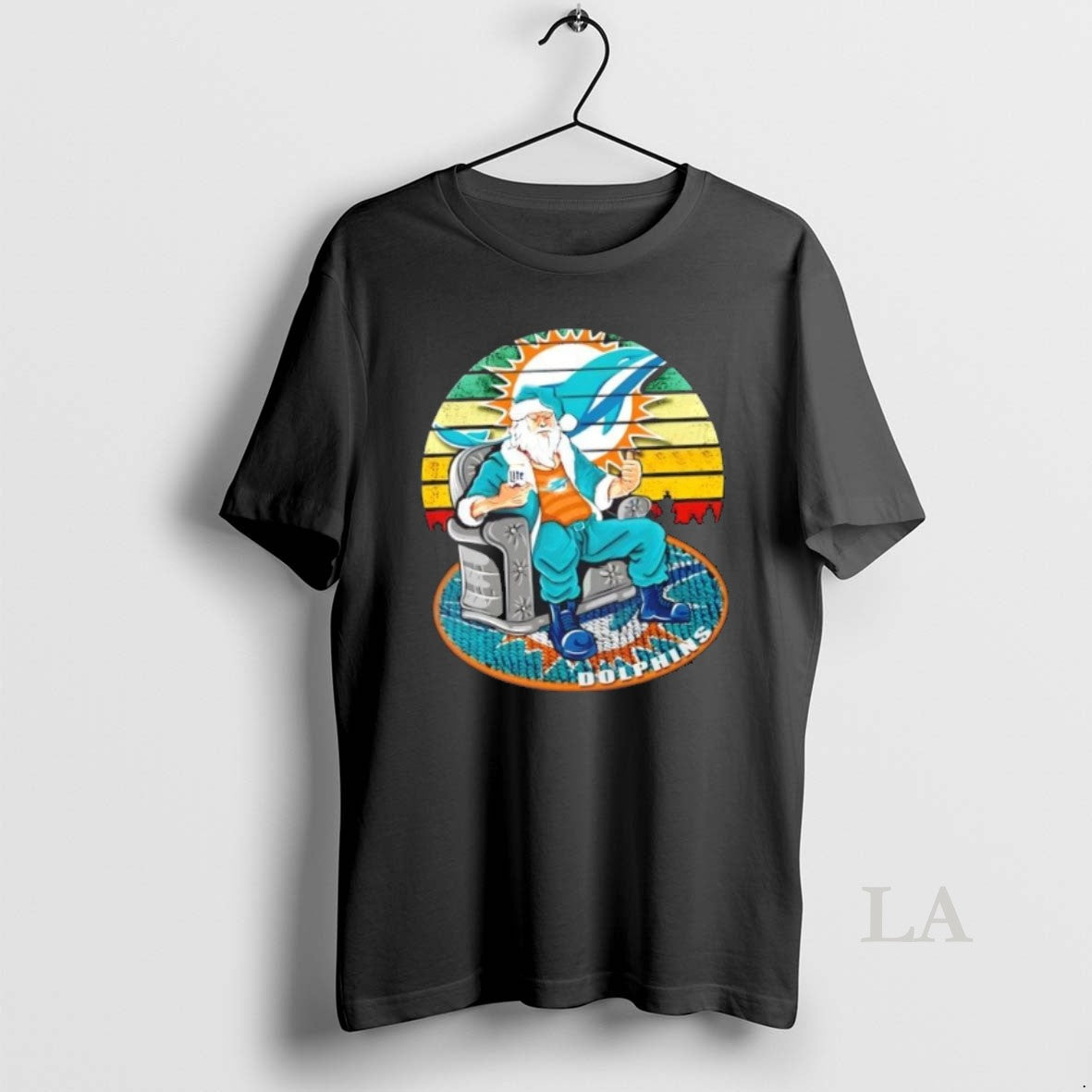 Original Miami Dolphins X Santa Claus Christmas Vintage Shirt Hoodie Sweatshirt | PurePodTees.com