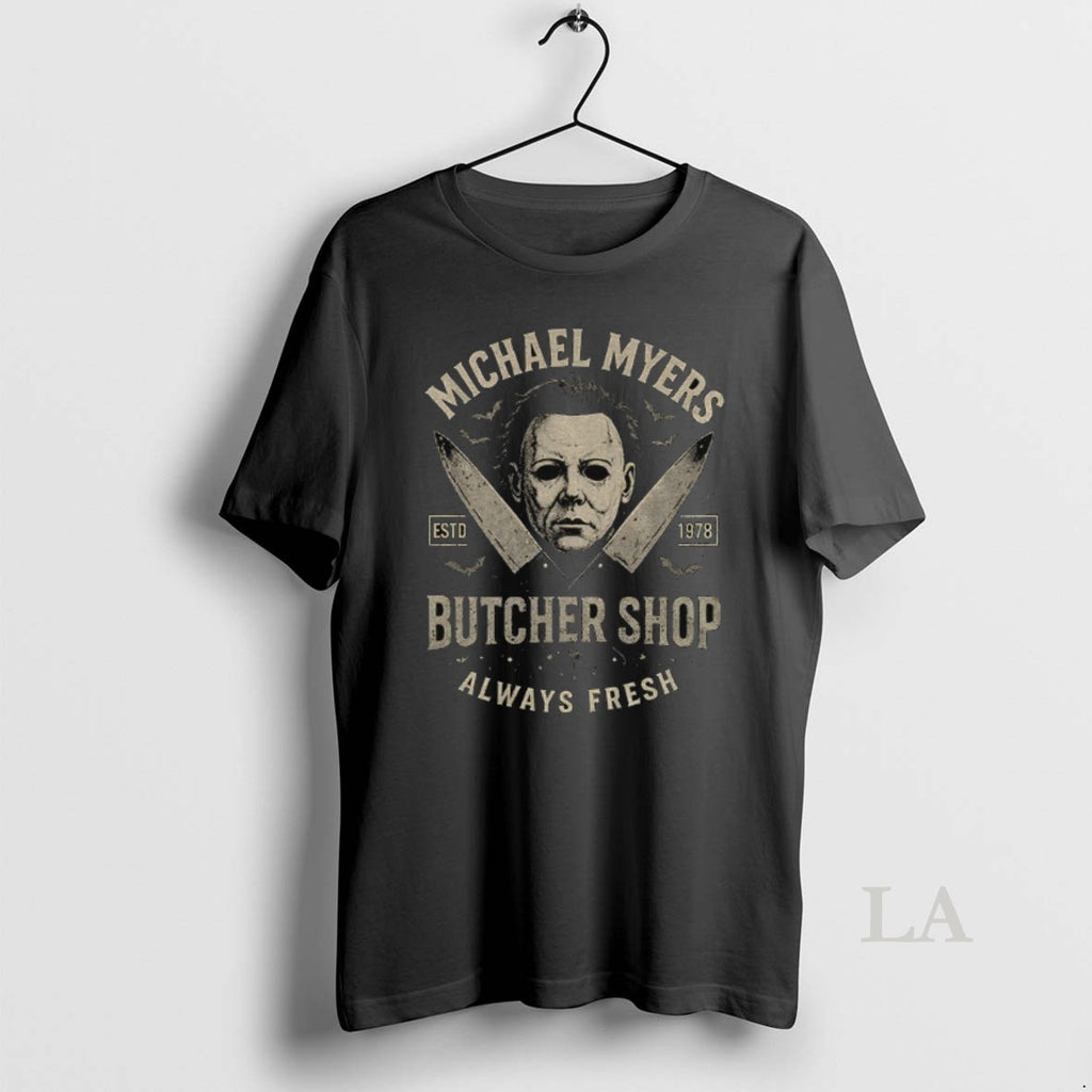 Original Michael Myers Butcher Shop Horror Always Fresh Estd 1978 Halloween