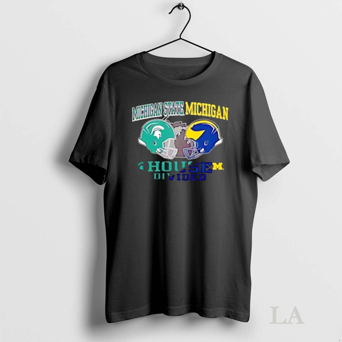 Original Michigan State Michigan Wolverines House Divided Helmet Shirt Hoodie Sweatshirt | PurePodTees.com