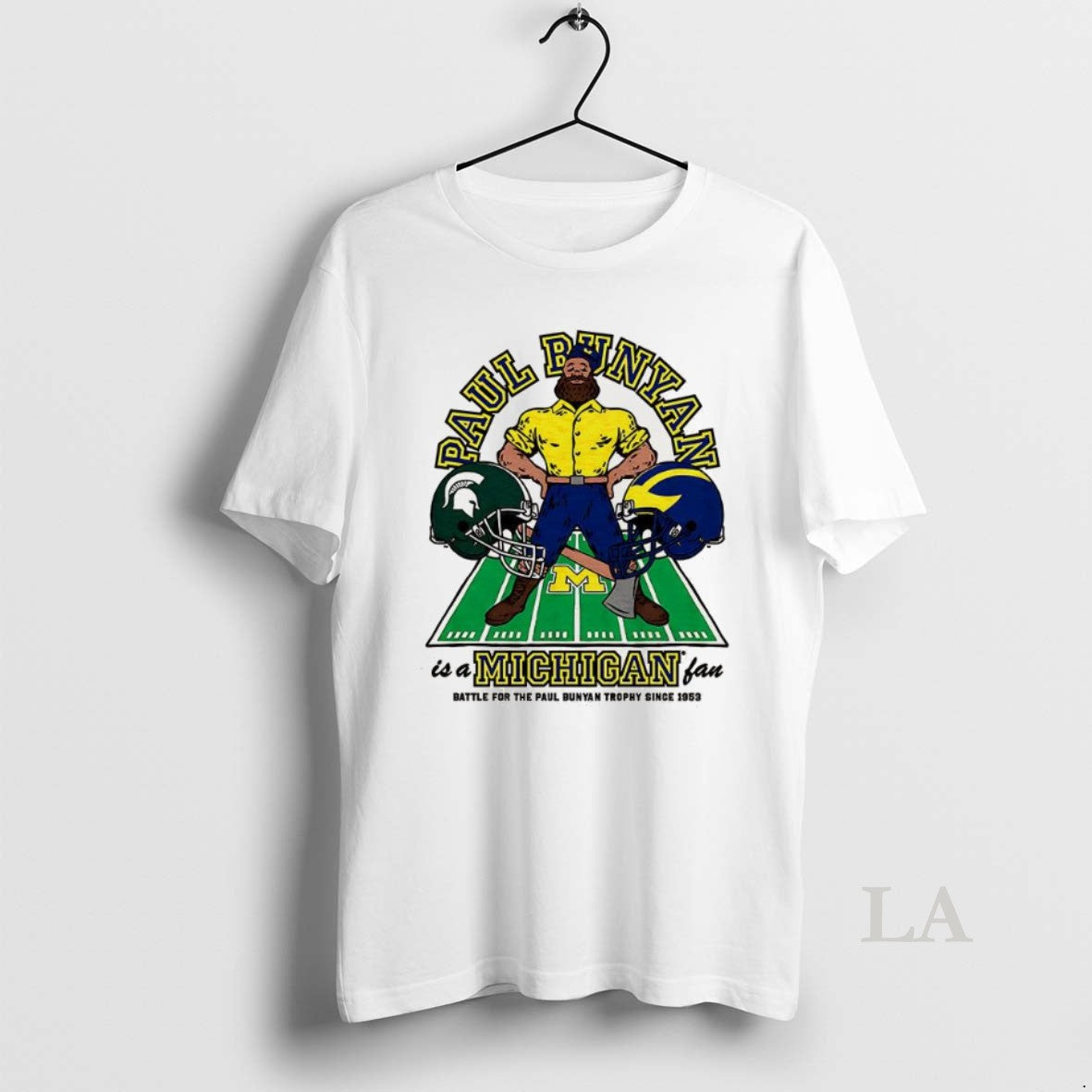 Original Michigan State Spartans Vs Michigan Wolverines Paul Bunyan Is A Michigan Fan Shirt Hoodie Sweatshirt