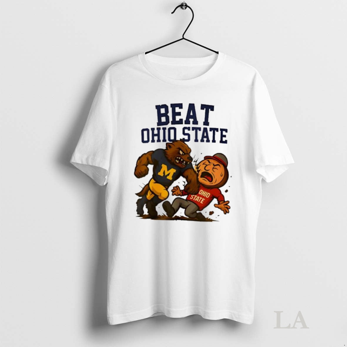 Original Michigan Wolverines Beat Ohio State 2025 Mascot Shirt Hoodie Sweatshirt | PurePodTees.com