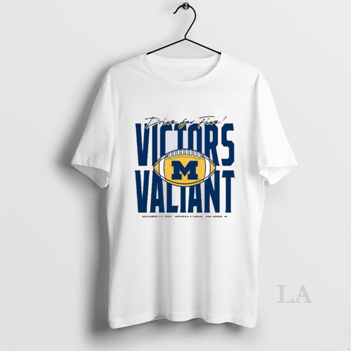 Original Michigan Wolverines Football Drive For Five Victors Valiant Shirt Hoodie Sweatshirt | PurePodTees.com