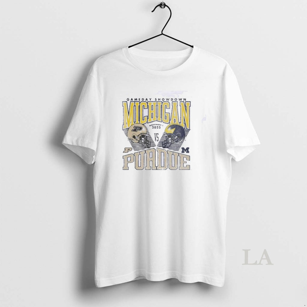 Original Michigan Wolverines Vs Purdue Boilermakers 2025 Gameday Showdown Football Shirt Hoodie Sweatshirt | PurePodTees.com