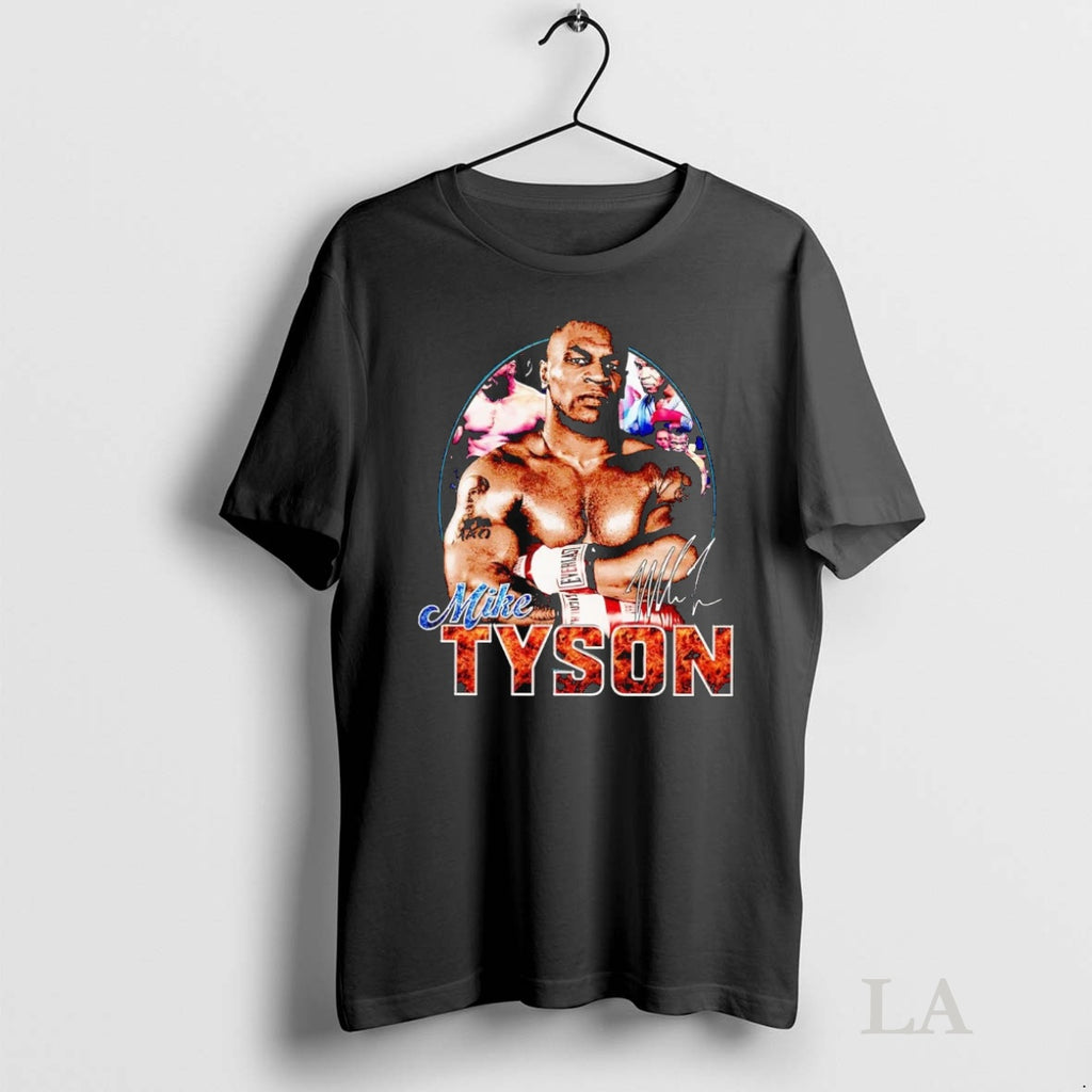 Original Mike Tyson A Man Who Was Friendly 2 Sided Shirt Hoodie Sweatshirt | PurePodTees.com
