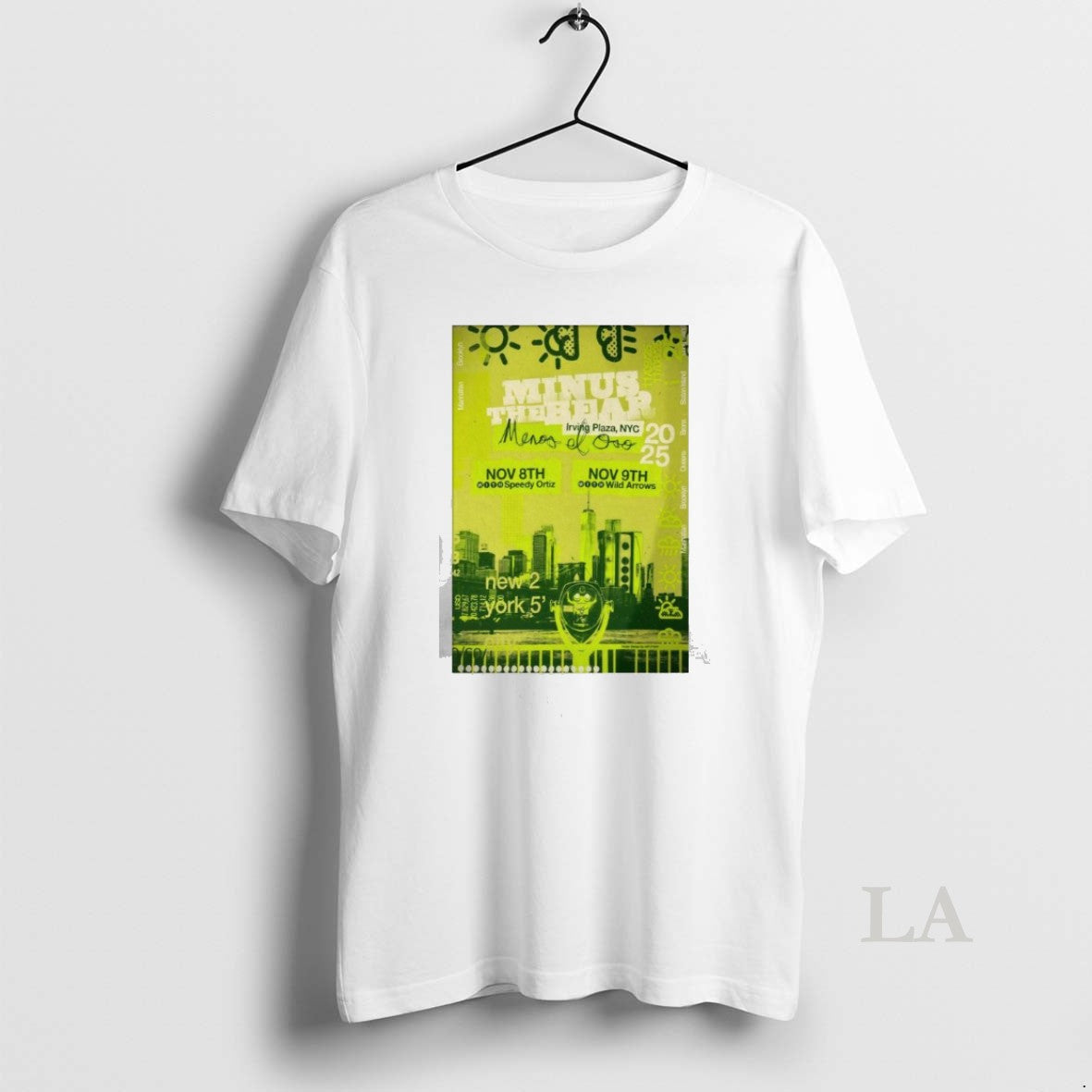 Original Minus The Bear Irving Plaza In New York Ny Nov 8 9 2025 Shirt Hoodie Sweatshirt | PurePodTees.com