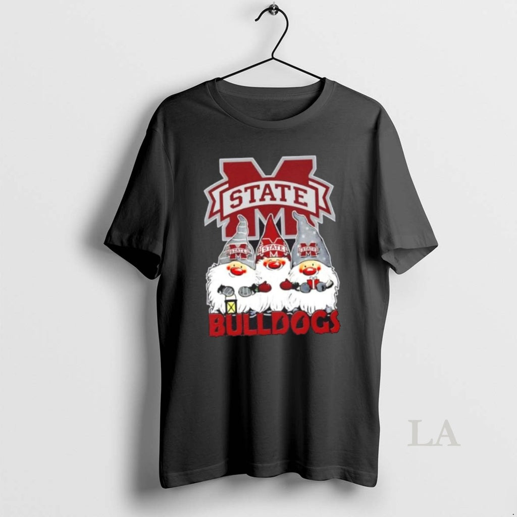 Original Mississippi State Bulldogs X Gnomes Xmas Christmas Shirt Hoodie Sweatshirt | PurePodTees.com