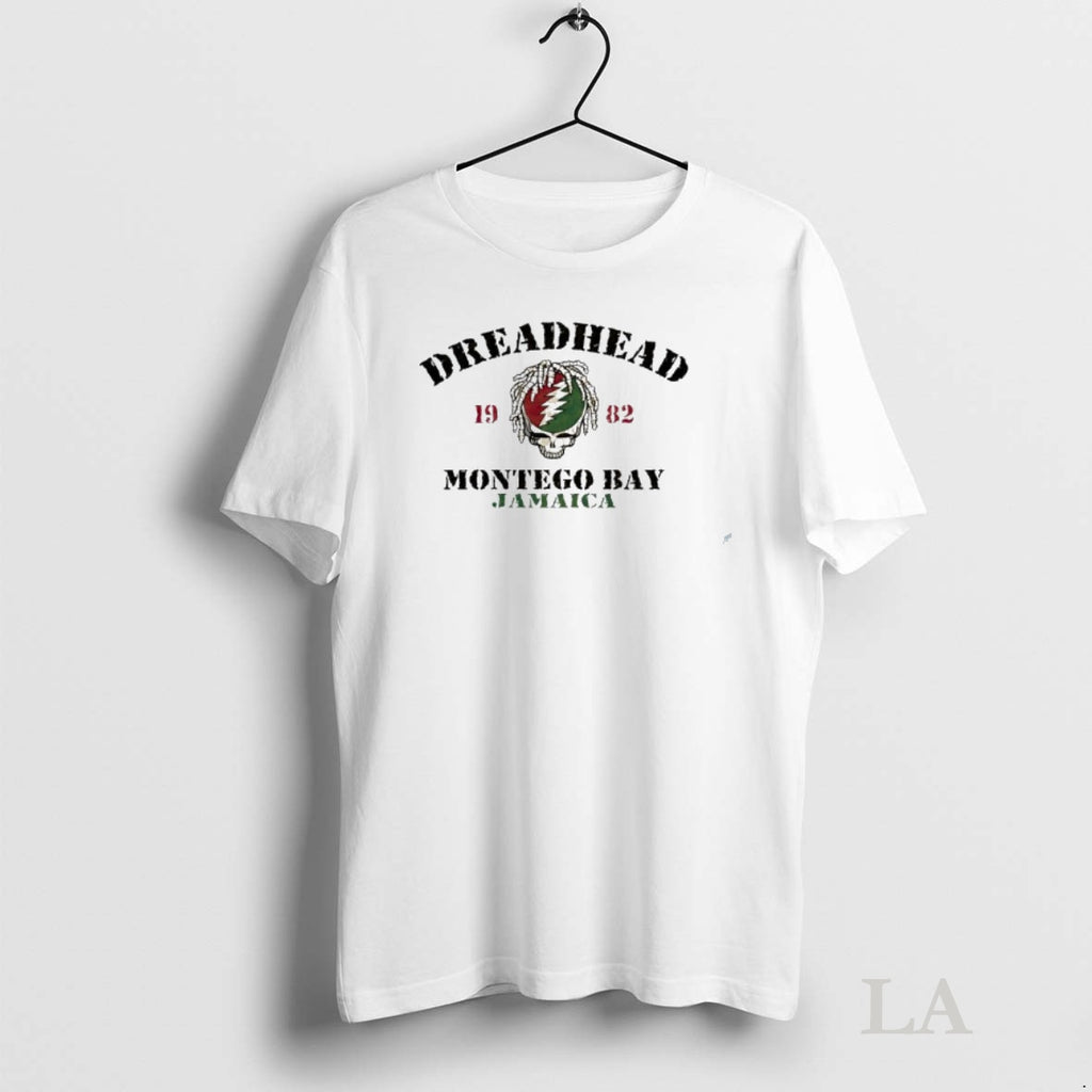 Original Montego Bay Jamaica Grateful Dead Dreadhead Steal Your Face Skull Shirt Hoodie Sweatshirt | PurePodTees.com