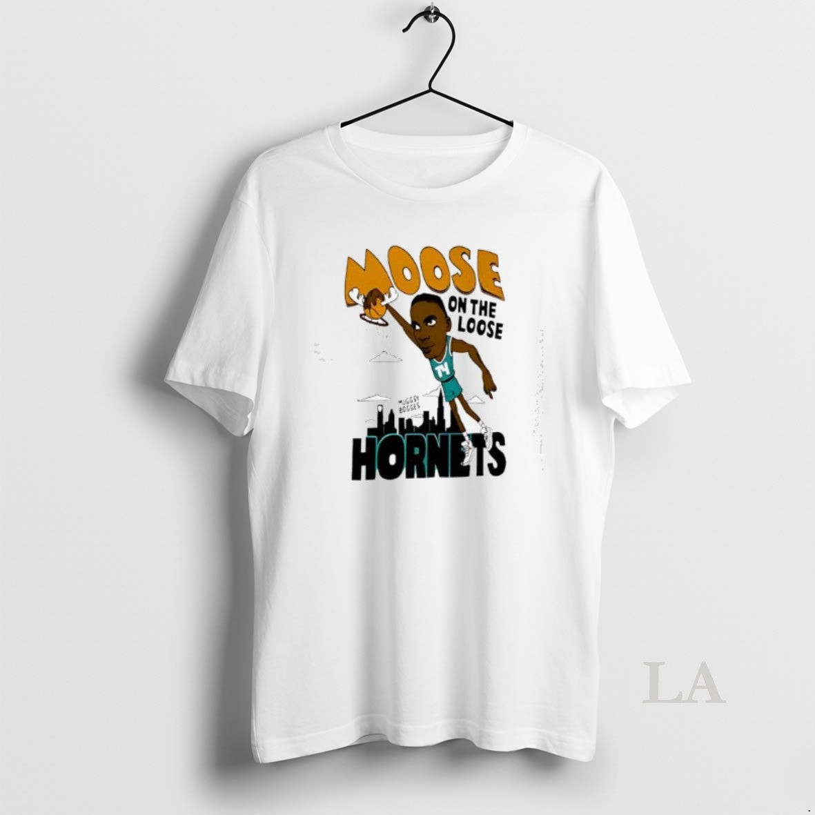 Original Moose On The Loose Hornets Cartoon Shirt Hoodie Sweatshirt | PurePodTees.com