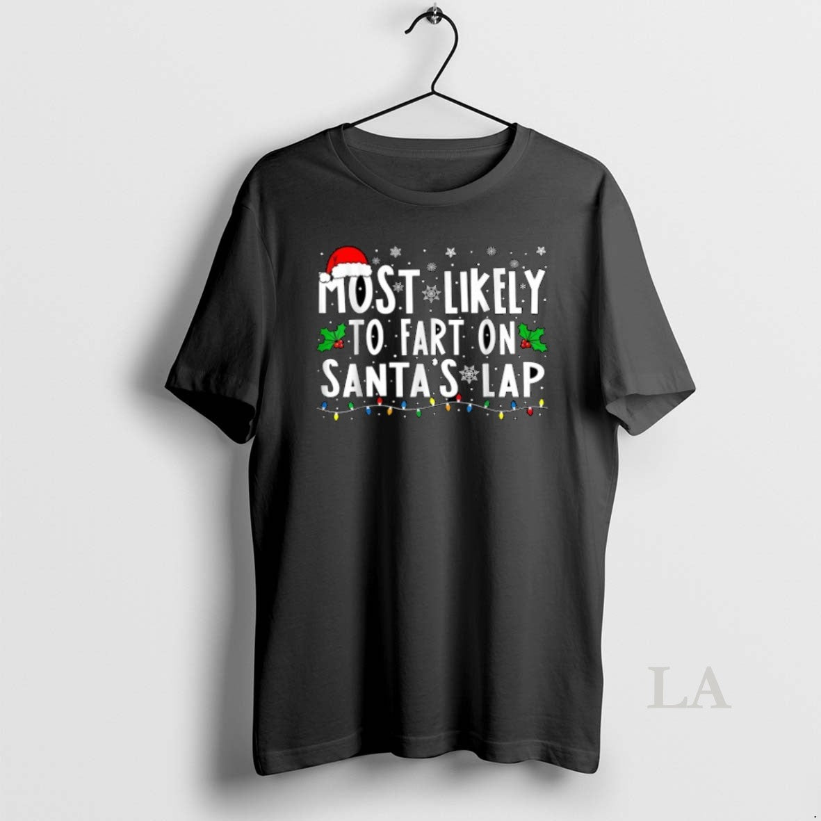Original Most Likely To Fart On Santas Lap Christmas Shirt Hoodie Sweatshirt | PurePodTees.com