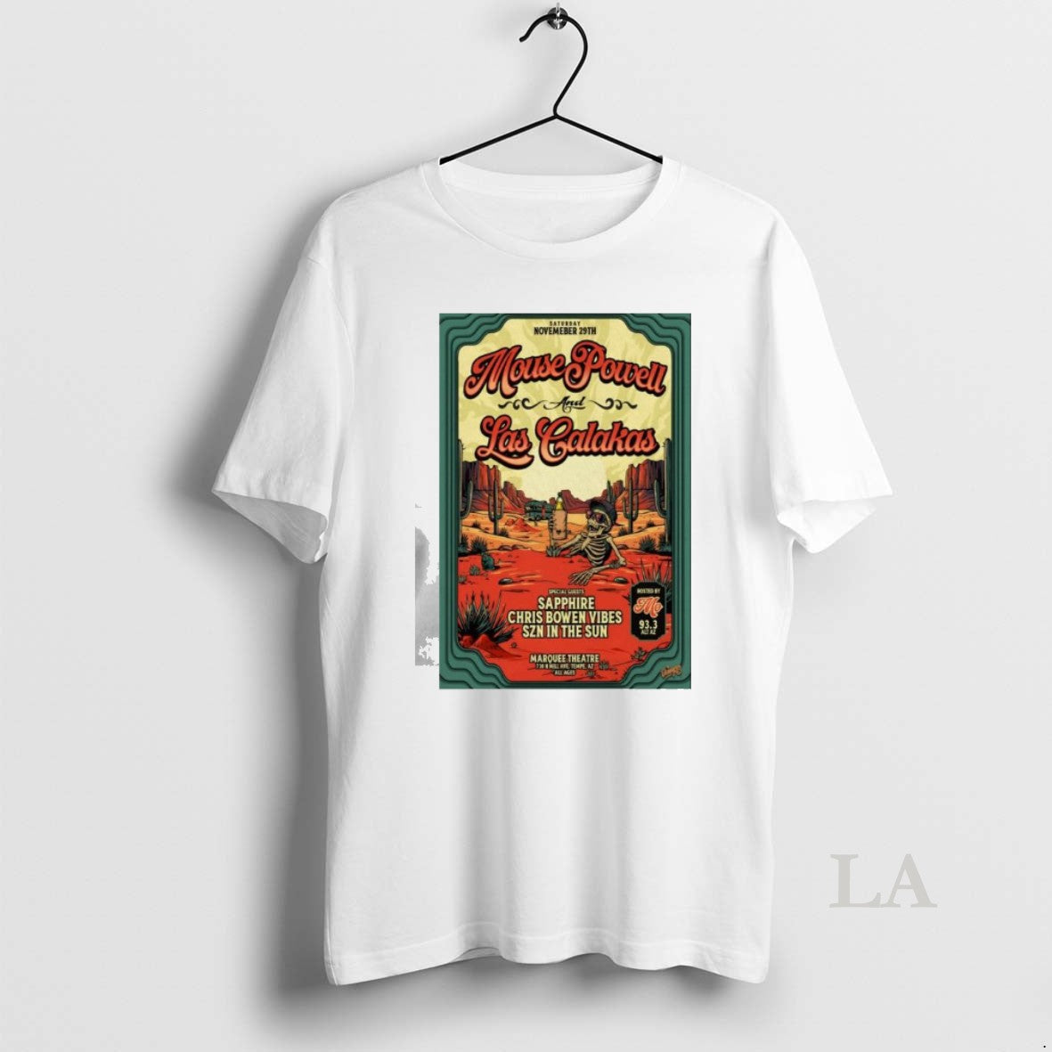 Original Mouse Powell And Las Calakas Tempe Az Nov 29 2025 Shirt Hoodie Sweatshirt | PurePodTees.com