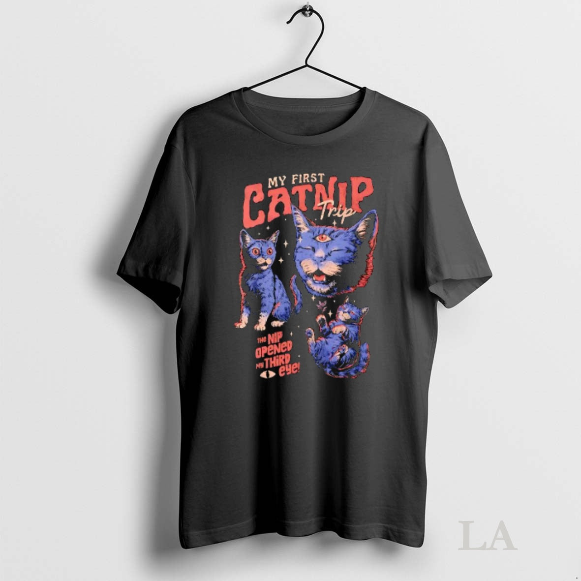 Original My First Catnip Trip The Nip Opened My Third Eye Shirt Hoodie Sweatshirt | PurePodTees.com